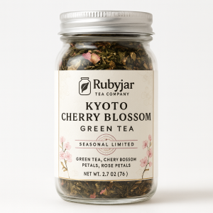kyoto cherry blossom green tea
